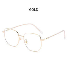 Load image into Gallery viewer, Classic Irregular Metal Frames Anti-Blue Light Optical Glasses Round Frame Goggle Eyeware Zonnebril Dames