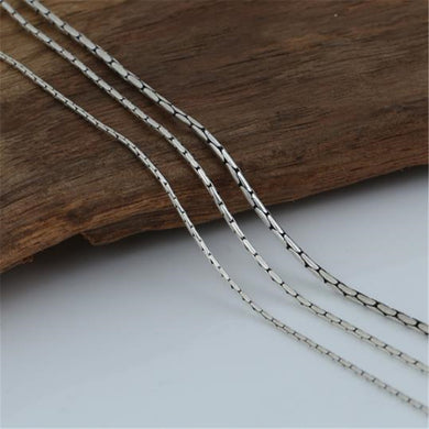 Classic Jakotsu necklace Chain 100% Pure Silver Chain Necklace S925 Sterling Silver Thai Silver Necklaces Unisex Jewelry