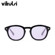 Load image into Gallery viewer, Classic Johnny Depp Round Sunglasses Women Retro Rice Nail Small Oval Sun Glasses Men TONY Blue SunGlasses Ocean Lens UV400