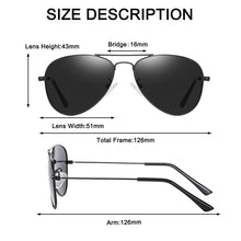 Load image into Gallery viewer, Classic Kids Polarized Sunglasses Children Pilot Sun Glasses Metal Frame Girls Outdoors Goggle Glasses UV400
