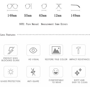 Classic Ladies Sunglasses Men's Driving Sports Polarized Anti-UV Sun Glasses Party Decoration Glasses