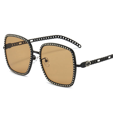 Classic  Brand Design Women Vintage Square Sunglasses Myopia Prescription Metal Eyeglasses Frames Optical Eyewear