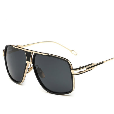 Occhiali da sole classici da uomo Occhiali da sole di marca glamour per donna Tonalità di design quadrate vintage retrò a specchio