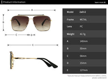 Load image into Gallery viewer, Classic Mach six Style Gradient Sunglasses women 2023 Men Vintage Brand Design uv400 Sun Glasses Oculos De Sol