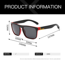 Load image into Gallery viewer, Classic Men Polarized Sunglasses Brand Design Men Coating Mirror Square Driving Sun Glasses UV400 Shades Eyewear
