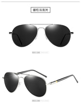 Load image into Gallery viewer, Classic Men&#39;s Polarized Sunglasses Driving Sun Glasses for Men Women Brand Designer Male Vintage Black Aviaton Sunglasses UV400