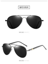 Load image into Gallery viewer, Classic Men&#39;s Polarized Sunglasses Driving Sun Glasses for Men Women Brand Designer Male Vintage Black Aviaton Sunglasses UV400