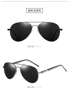 Classic Men's Polarized Sunglasses Driving Sun Glasses for Men Women Brand Designer Male Vintage Black Aviaton Sunglasses UV400