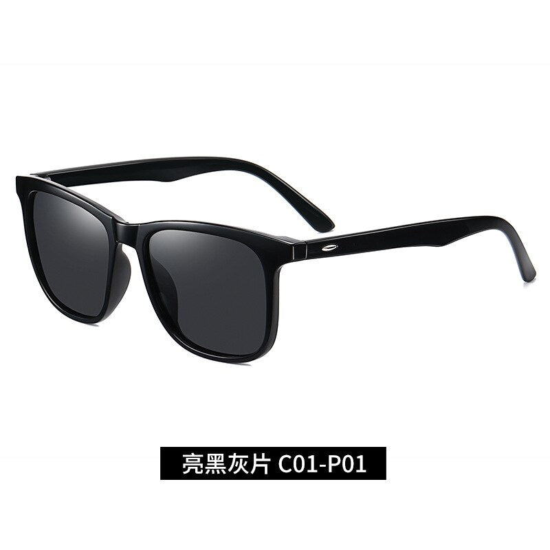 Occhiali da sole polarizzati da uomo classici Occhiali da sole retrò Outdoor UV400 Occhiali da strada Occhiali da sole Gafas De Sol Mujer Occhiali da sole quadrati