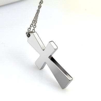 Classic Mens Pendants Tungsten Carbide Blank Pendants Choker, Mens Jewelry Free engraving & Stainless Steel Chain WTU008P