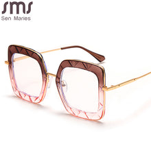 Load image into Gallery viewer, Classic Metal Frame Glasses Women Retro Anti Blue Light Glasses Frame Men Oversized Square Eyeglasses Vintage Monturas De Lentes