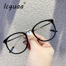 Carica l&#39;immagine nel visualizzatore di Gallery, Occhiali da sole ottici classici in metallo Montatura da vista Lenti trasparenti Occhiali anti-blu Occhiali da vista da uomo per ufficio da ufficio