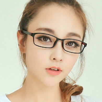 Classic Optical Eyeglass Frame Men Women Myopia Spectacle Eyeglass Frame Tungsten Carbon Steel Rectangular Frame Glasses