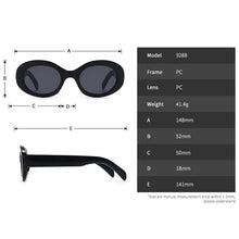 Load image into Gallery viewer, Classic Oval Branded Glasses 2023 Vintage Style  Brand Designer Small Frame Popular Travel Driving Sun Glasses Fashion