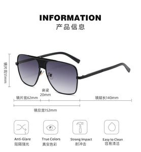 Classic Oversized Men Sunglasses  Brand Women mach one Sun Glasses Square retro Oculos Male UV400 Mirror Eyewear