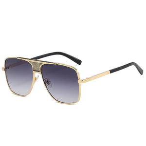 Classic Oversized Men Sunglasses  Brand Women mach one Sun Glasses Square retro Oculos Male UV400 Mirror Eyewear