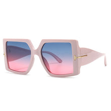 Load image into Gallery viewer, Classic Oversized Square Sunglasses Women 2023 Black Leopard Sun Glasses Female Gradient Vintage Big Shades UV400