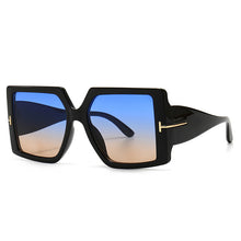 Load image into Gallery viewer, Classic Oversized Square Sunglasses Women Black Leopard Sun Glasses Female Gradient Vintage Big Shades UV400