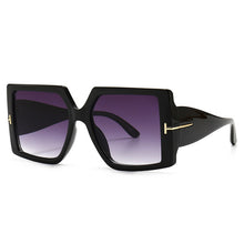 Load image into Gallery viewer, Classic Oversized Square Sunglasses Women Black Leopard Sun Glasses Female Gradient Vintage Big Shades UV400