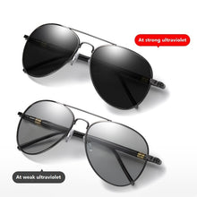 Load image into Gallery viewer, Classic Photochromic Sunglasses For Men Women Polarized Chameleon Sun Glasses Male Driving Pilot Vintage Fashing Camping Goggles