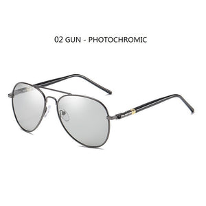 Classic Photochromic Sunglasses For Men Women Polarized Chameleon Sun Glasses Male Driving Pilot Vintage Fashing Camping Goggles