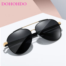 Load image into Gallery viewer, Classic Pilot Polarized Sports Sunglasses Men Brand Design Metal Frame Sun Glasses Male Black Sports Driving Eyewear UV400
