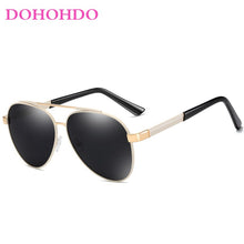 Load image into Gallery viewer, Classic Pilot Polarized Sports Sunglasses Men Brand Design Metal Frame Sun Glasses Male Black Sports Driving Eyewear UV400