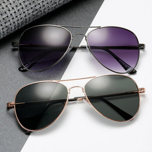 Classic Pilot Polarized Sunglasses Men Metal Sun Glasses Women Black Driving Eyeglasses Goggle UV400 TYJ-68