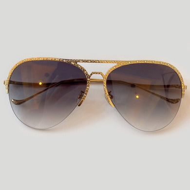 Classic Pilot Sunglasses Women  Brand Designer  Diamond Frame Mirror Sun Glasses 2023 Shades