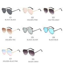 Load image into Gallery viewer, Classic Pilot Sunglasses Women  Brand Designer Glasses Elegant Mirror Aviation Sun Glasses Metal Frame Oculos UV400