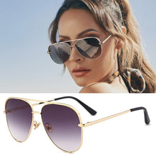 Load image into Gallery viewer, Classic Pilot Sunglasses Women  Brand Designer Glasses Elegant Mirror Aviation Sun Glasses Metal Frame Oculos UV400