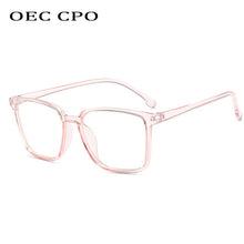 Load image into Gallery viewer, Classic Plastic Glasses Frame Women Clear Lens Optical Eyeglasses Frame Female Vintage Transparent Men Sunglass O682