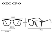 Load image into Gallery viewer, Classic Plastic Glasses Frame Women Clear Lens Optical Eyeglasses Frame Female Vintage Transparent Men Sunglass O682