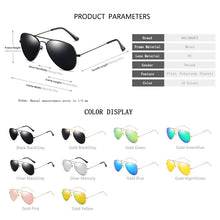 Load image into Gallery viewer, Classic Polarized Aviation Mirror Sunglasses Men Women Pilot Reflective Lens Glasses Stylish  Male Female Sun Glasses