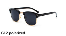 Carica l'immagine nel visualizzatore di Gallery, Classic Polarized Brand Designer Sunglasses Men Women Retro  High Quality Sun Glasses Rivet Female Male  Mirror Sunglass