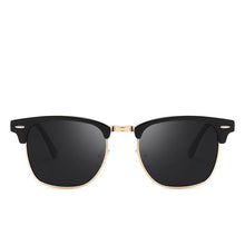 Carica l'immagine nel visualizzatore di Gallery, Classic Polarized Brand Designer Sunglasses Men Women Retro  High Quality Sun Glasses Rivet Female Male  Mirror Sunglass