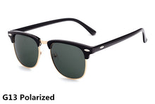 Carica l'immagine nel visualizzatore di Gallery, Classic Polarized Brand Designer Sunglasses Men Women Retro  High Quality Sun Glasses Rivet Female Male  Mirror Sunglass
