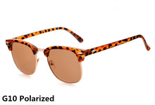Carica l'immagine nel visualizzatore di Gallery, Classic Polarized Brand Designer Sunglasses Men Women Retro  High Quality Sun Glasses Rivet Female Male  Mirror Sunglass