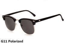 Carica l'immagine nel visualizzatore di Gallery, Classic Polarized Brand Designer Sunglasses Men Women Retro  High Quality Sun Glasses Rivet Female Male  Mirror Sunglass