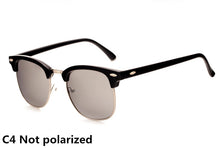 Carica l'immagine nel visualizzatore di Gallery, Classic Polarized Brand Designer Sunglasses Men Women Retro  High Quality Sun Glasses Rivet Female Male  Mirror Sunglass