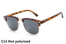 Carica l'immagine nel visualizzatore di Gallery, Classic Polarized Brand Designer Sunglasses Men Women Retro  High Quality Sun Glasses Rivet Female Male  Mirror Sunglass