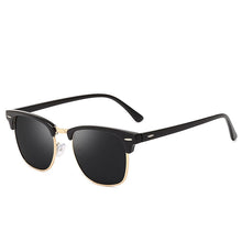 Carica l'immagine nel visualizzatore di Gallery, Classic Polarized Brand Designer Sunglasses Men Women Retro  High Quality Sun Glasses Rivet Female Male  Mirror Sunglass