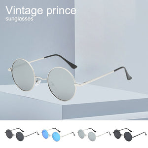 Classic Polarized Man Sunglasses Round Frame Prince Mirror Unisex Goggle Sunglasses UV400 Gafas De Sol