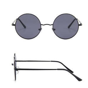 Classic Polarized Man Sunglasses Round Frame Prince Mirror Unisex Goggle Sunglasses UV400 Gafas De Sol