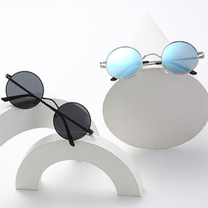 Classic Polarized Man Sunglasses Round Frame Prince Mirror Unisex Goggle Sunglasses UV400 Gafas De Sol