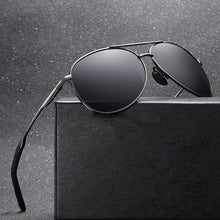 Load image into Gallery viewer, Classic Polarized Sunglasses Brand Design Men Metal Driving Sun Glasses Male UV400 Shades Eyewear Oculos de sol