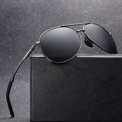 Classic Polarized Sunglasses Brand Design Men Metal Driving Sun Glasses Male UV400 Shades Eyewear Oculos de sol