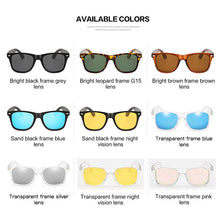 Carica l&#39;immagine nel visualizzatore di Gallery, Classic Polarized Sunglasses Men Brand Design Driving Square Frame Sun Glasses Goggle Clear Gafas De Sol With Logo Long Keeper