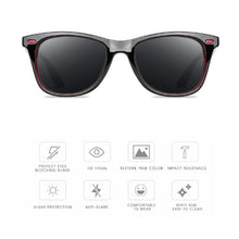 Load image into Gallery viewer, Classic Polarized Sunglasses Men Driving Fishing Square Frame Sunglasses Male Goggle UV400 Gafas De Sol