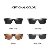 Load image into Gallery viewer, Classic Polarized Sunglasses Men Vintage Brand Design Square Driving Sun Glasses Male Retro Shades Eyewear Oculos De Sol Gafas